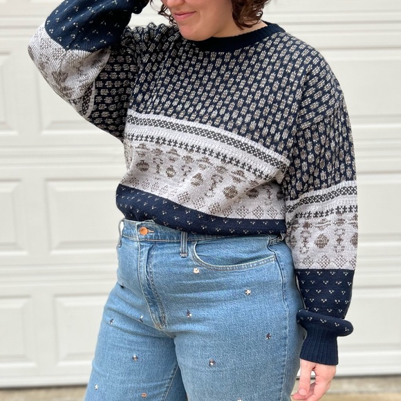 Vintage Grandpa Oversized Pullover Sweater | Size Large - Picture 4 of 10
